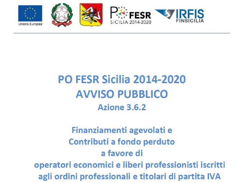 Avviso operatori economici e liberi professionisti iscritti agli ordini professionali e titolari di partita IVA